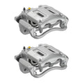 Pair Front Brake Calipers & Brackets Fits 2008-2010 Ford F-250 Super Duty 6.4L