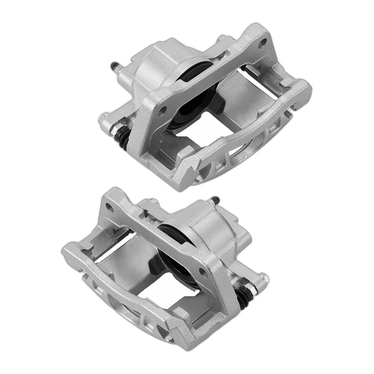 Pair Front Brake Calipers w/ Brackets For 2011-2016 Dodge Grand Caravan 3.6L