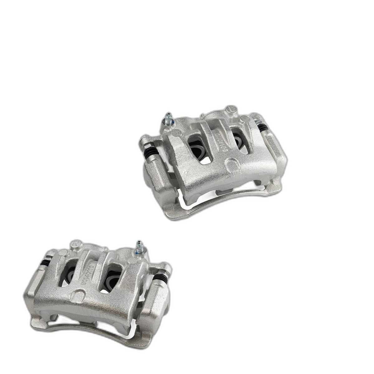 Front Disc Brake Caliper with Bracket & Hardware Pair for Hyundai Kia