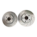 Power Stop JBR1127XR JBR1127XL Front Drilled Slotted Brake Rotor Pair Open Box