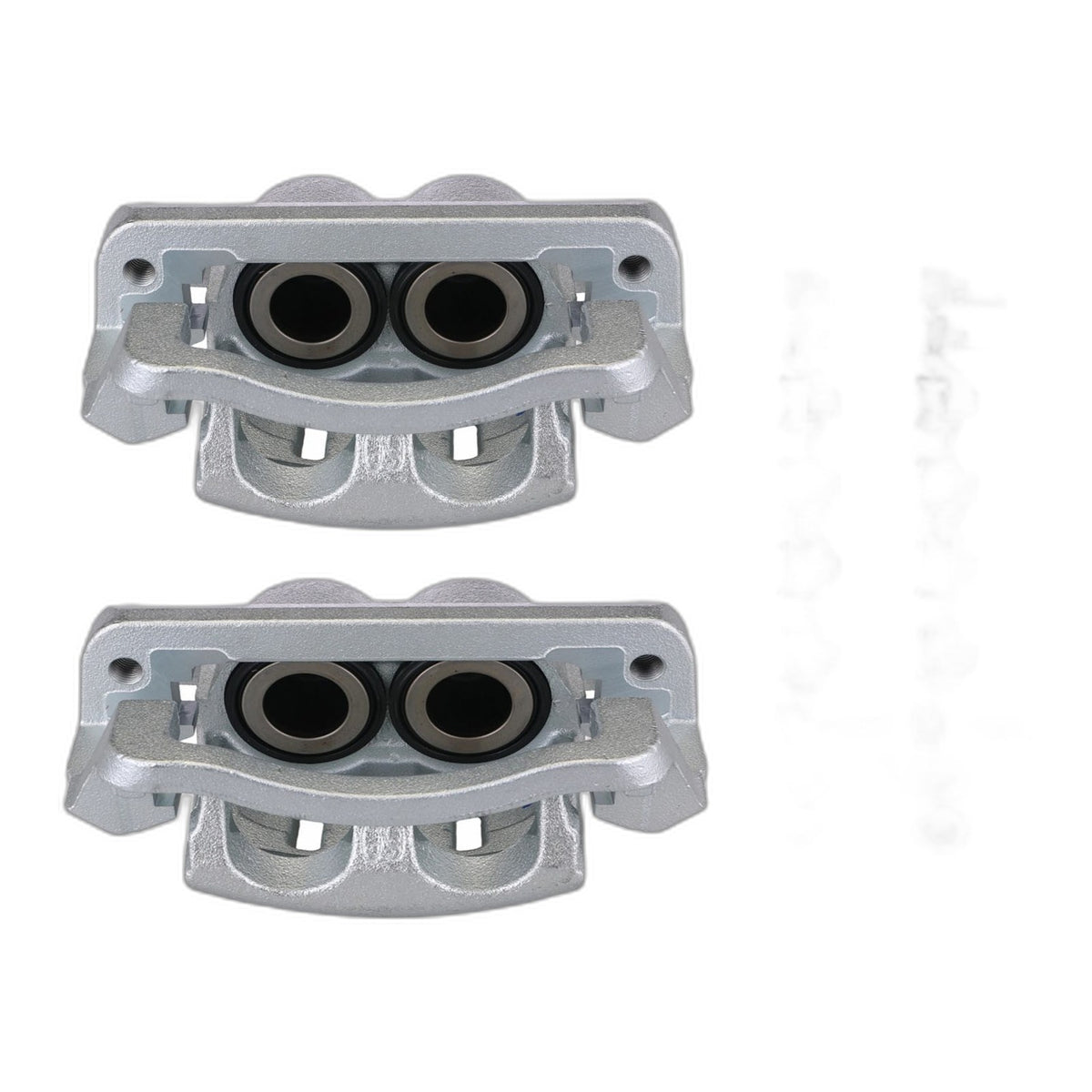 Pair Front Disc Brake Calipers w/ Bracket for 05-12 Ford F-250 F-350 Super Duty