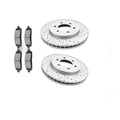 Front Brake Rotors Pads Kit for Lincoln Mark LT 06-2008 Ford F150 Slotted