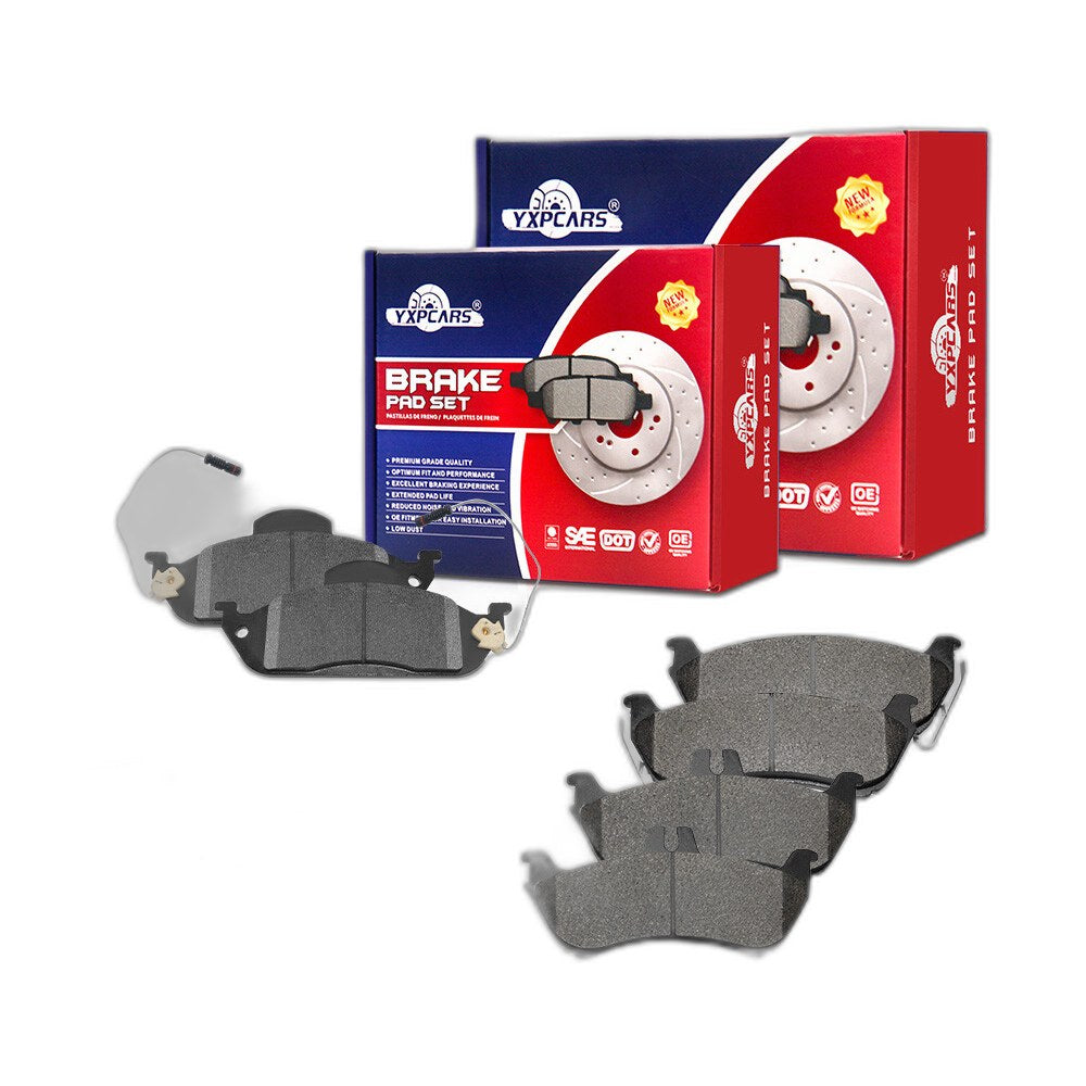 For Mercedes Benz ML320 ML350 ML430 Front & Rear Disc Ceramic Brake Pads Set