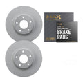 Front Geomet Brake Rotors + Pads for Ford F150 6Lug Expedition Navigator