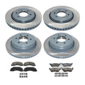 DuraGo Front Rear Disc Brake Rotors TRW Ceramic Pad Kit for Ford F-150 2012-2017