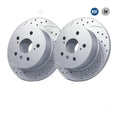 Rear Brake Rotors Ceramic Pads for 2013 2014 2015 2016 2017 Toyota Avalon Camry