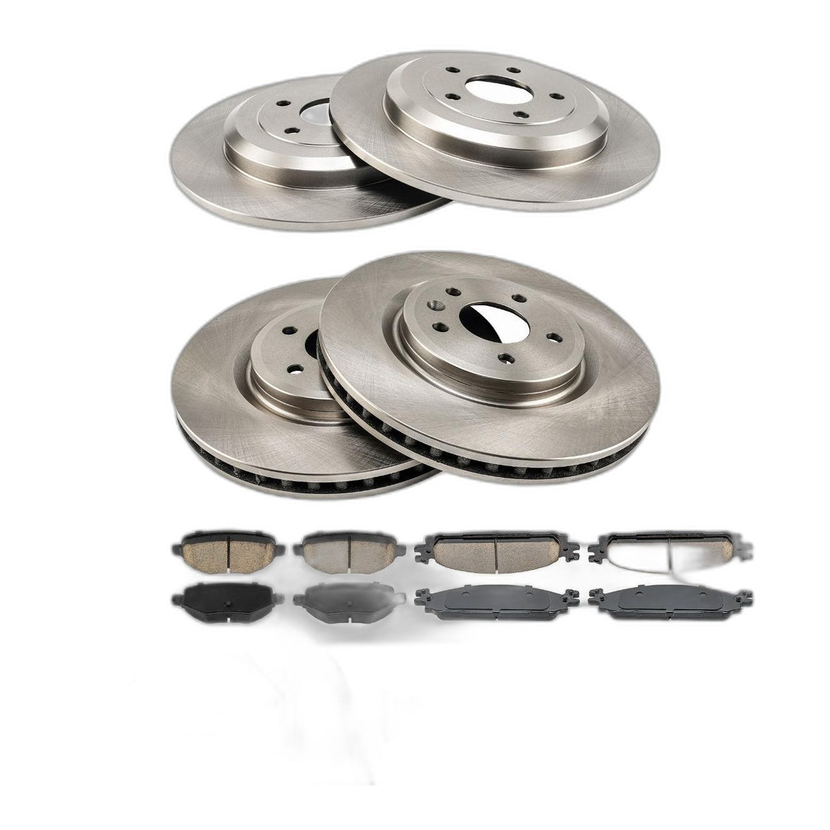 Ceramic Front Rear Brake Rotors Pads Kit Fits 2011-2014 Ford Explorer All engine