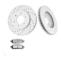 Front Brake Rotors Pads Kit for Ford F150 Lincoln Mark LT 2006-2008 Slotted