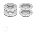 Front Rear Drilled Brake Rotors & Ceramic Pads For Subaru Legacy Outback Impreza