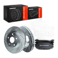 A-Premium 10.82 inch (275mm) Front Brake Rotors & Ceramic Pads Kit 6-Pack