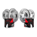 Front & Rear Brake Rotors & Brake Pads for Ford F-150 Lincoln Mark LT 4WD 6 Lugs