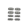 D1623 D1647 Front Rear Ceramic Brake Pads With Clips Set for 2013-2016 For