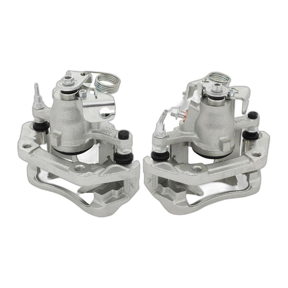 Pair Rear Brake Calipers w/Bracket For 2011-2015 Lincoln MKX 2011-2014 Ford Edge