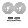 Bosch Rear Disc Brake Rotors & Ceramic Brake Pads Kit For Crosstrek Impreza