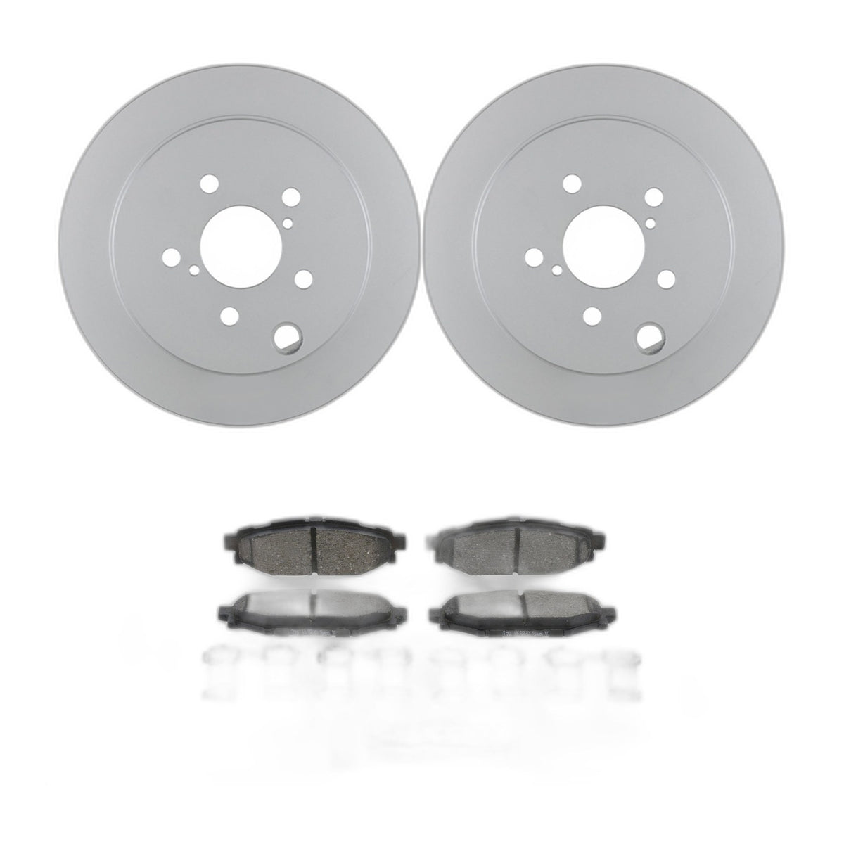Bosch Rear Disc Brake Rotors & Ceramic Brake Pads Kit For Crosstrek Impreza