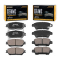 8Pcs Front & Rear Ceramic Brake Pads Set ForToyota Sienna P995 P906 2004-2010
