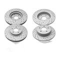 For 2013-2016 Ford Escape C-max Front Rear Brake Disc Rotors & Ceramic Pads Kit