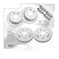 Front Rear Brake Rotors Pads Kit for GMC SIERRA 1500 1999-2006 SAFARI 2003-2005