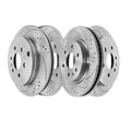 Front and Rear Disc Brake Rotors + Brake Pads for GMC Acadia Enclave Traverse