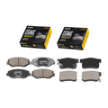 Front and Rear Ceramic Brake Pads Set For 2003-2006 2007 HONDA ACCORD L4 2.4L