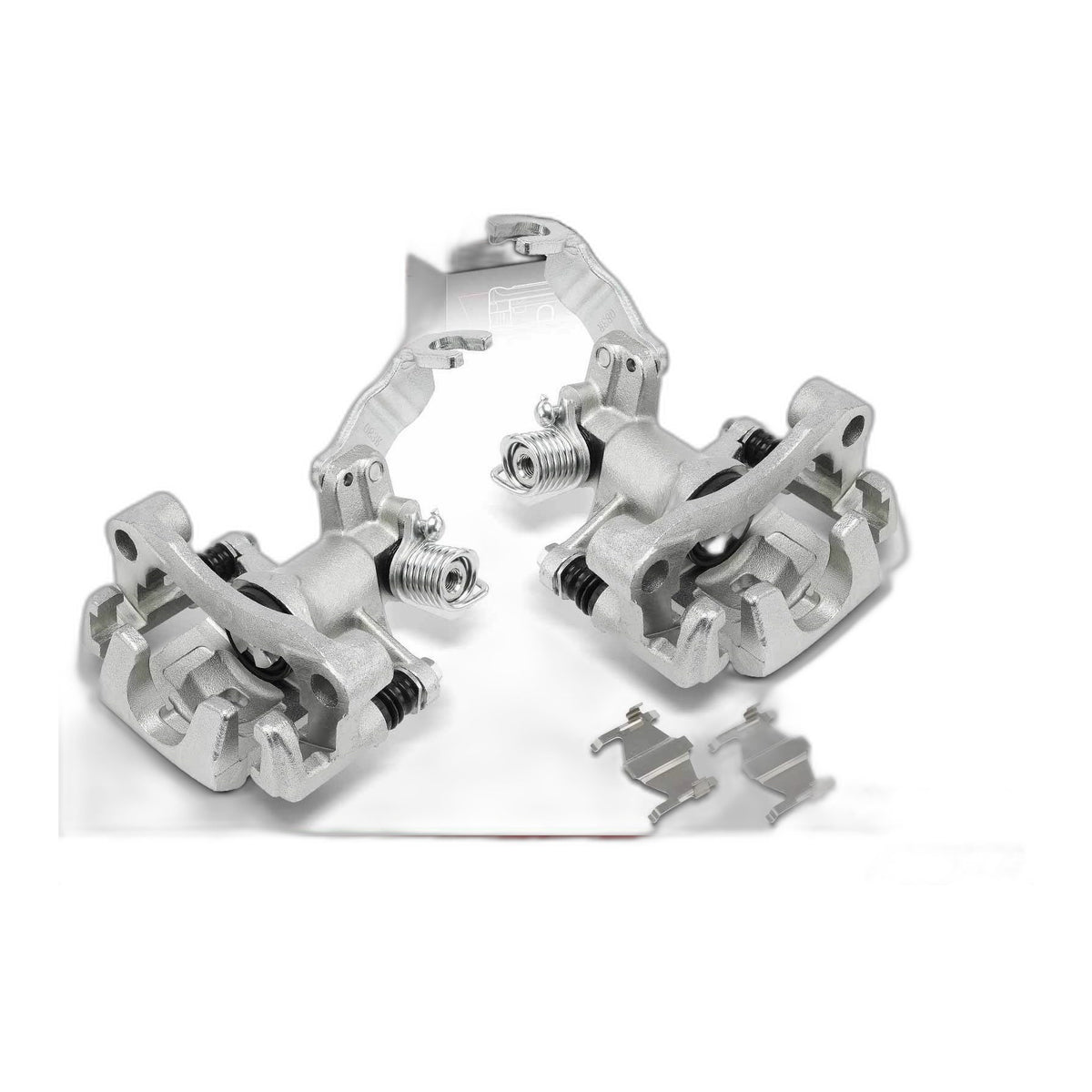 Pair Rear Brake Caliper w/ Bracket for Nissan 200SX 1995-1998 Sentra 1995-1999