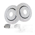 Front Brake Rotors and Pads for Ford F-150 Expedition Lincoln Navigator Drilled