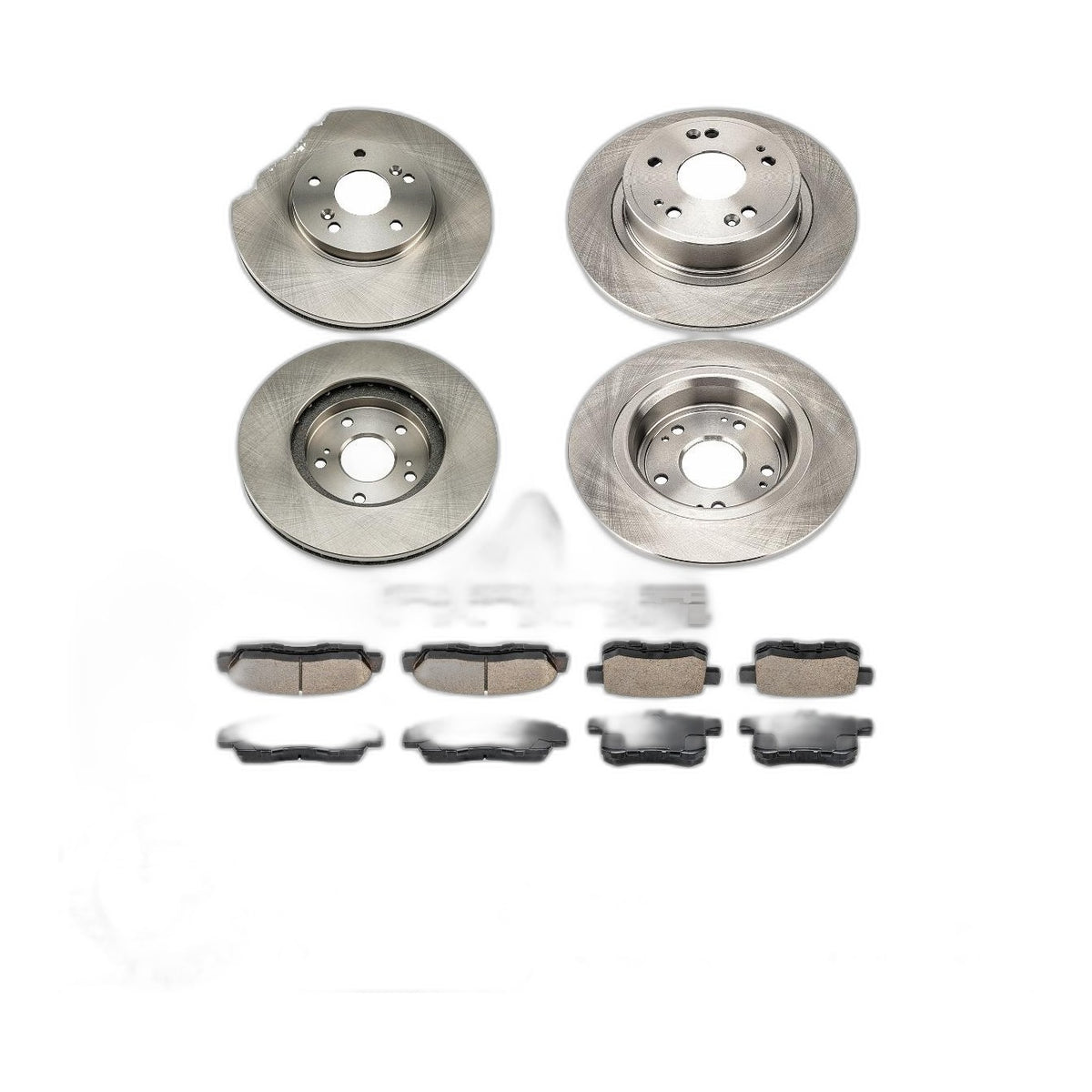 Front & Rear Brake Rotors Pads Kit Set For Honda Accord 2.4L 2008-2011 P-787