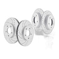 Front(11.02") and Rear(10.31") Brake Kit for Hyundai Elantra
