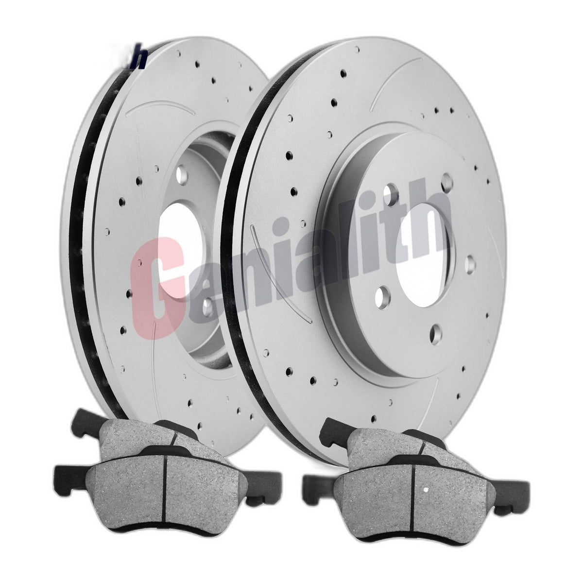Front Drilled Rotors Brake Pads for Ford Escape Mazda Tribute Mercury Mariner