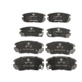 Front & Rear Ceramic Brake Pads Set Fits Chevy Equinox GMC Terrain 2010-2017
