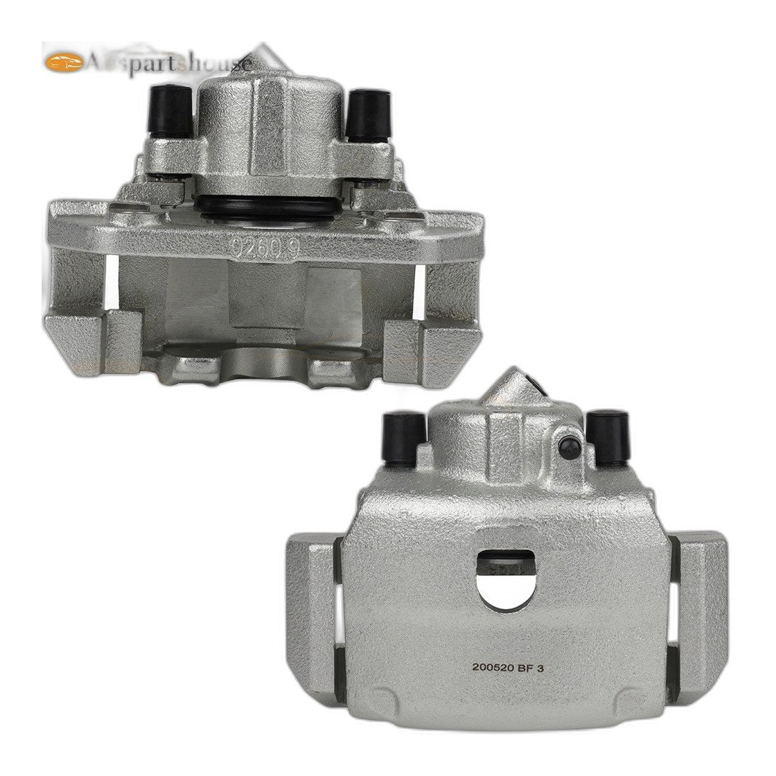 Pair Front Brake Calipers For Ford Escape 01-06 Mazda Tribute Mercury Mariner