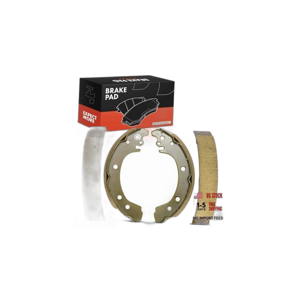 Rear Ceramic Drum Brake Shoes Set, 4-Pack