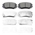 D1275 D1421 Front Rear Ceramic Brake Pads Set for 2010-2017 Chevrolet Equ...