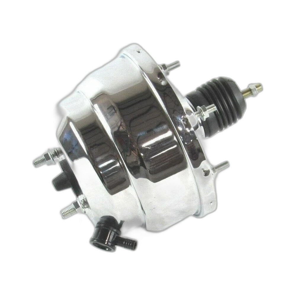 GM/ Chevy 8" Dual Diaphragm Power Brake Booster Chrome B10604C
