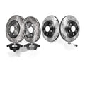 For Ford Fusion 2013-2020 Front 11.81in Rear 11.89in Brake Rotors & Pads Kit