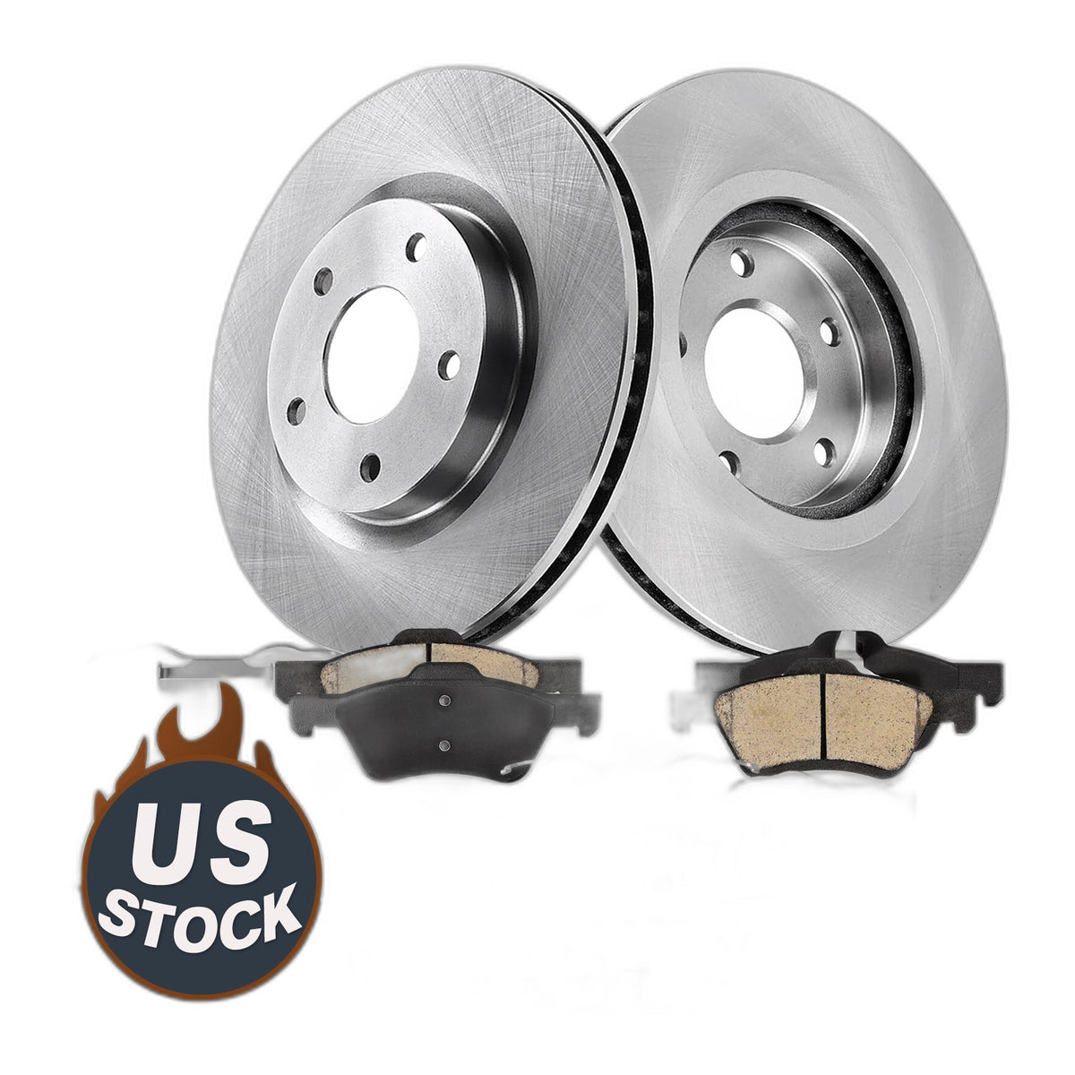 Front Brake Rotors Ceramic Pads Kit for Ford Escape Mariner Tribute 2005 - 2010