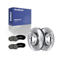 Front Brake Rotors Premium Pads for Ford, Edge 2007-2009, FWD V6 3.5L
