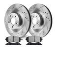 Front Disc Brake Rotors And Ceramic Pads Kit For Subaru Outback Legacy 06-12