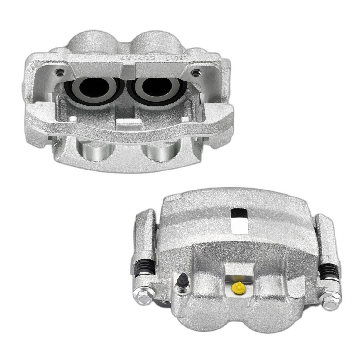 Front Brake Calipers Pair w/Brackets For Ford F-150 2005-2008 4.2L 4.6L 5.4L