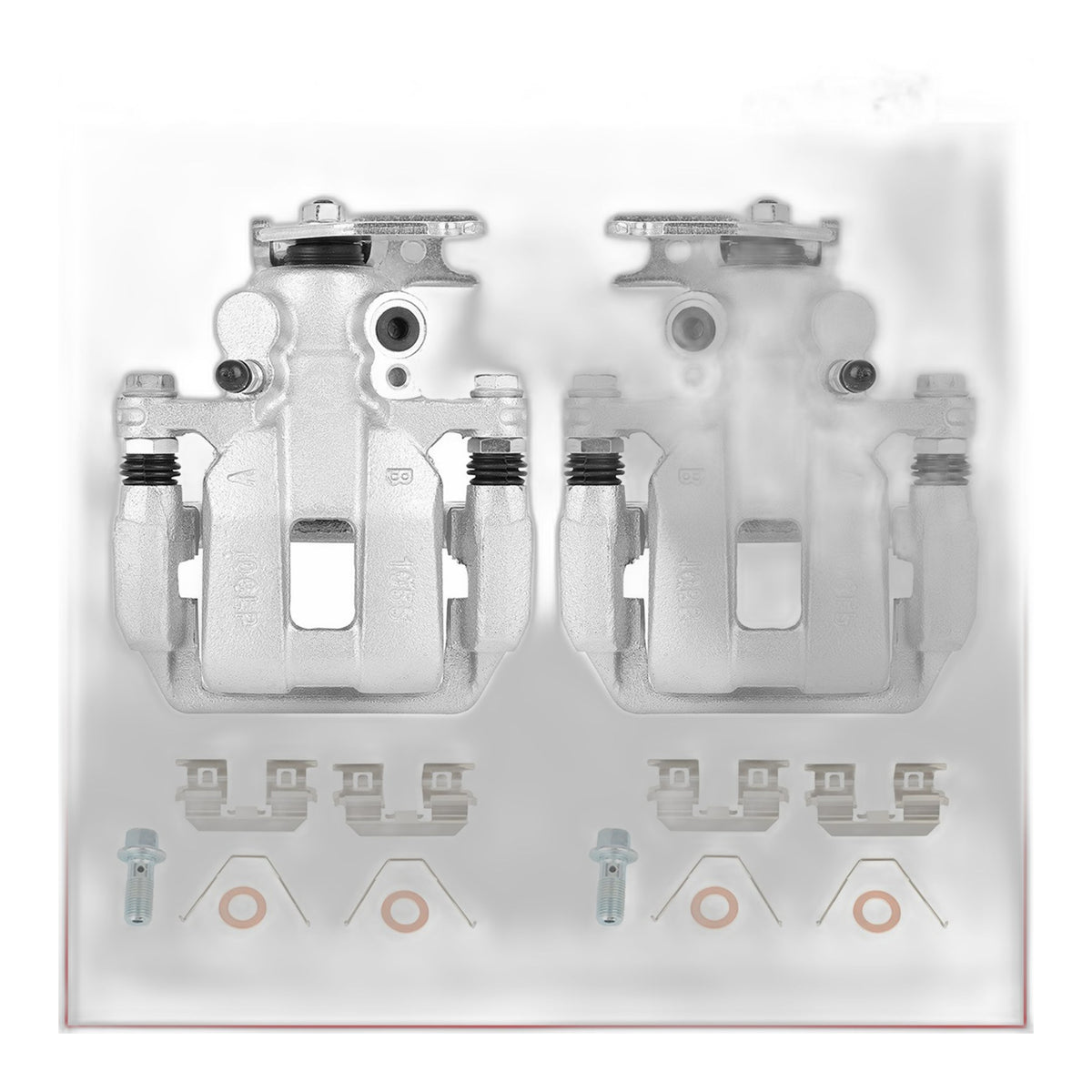 For 2013-2017 Honda Accord Rear Left Right Pair Brake Caliper With Bracket