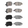 Front Rear Ceramic Disc Brake Pads Set for Chevy Malibu 2004-2012, for