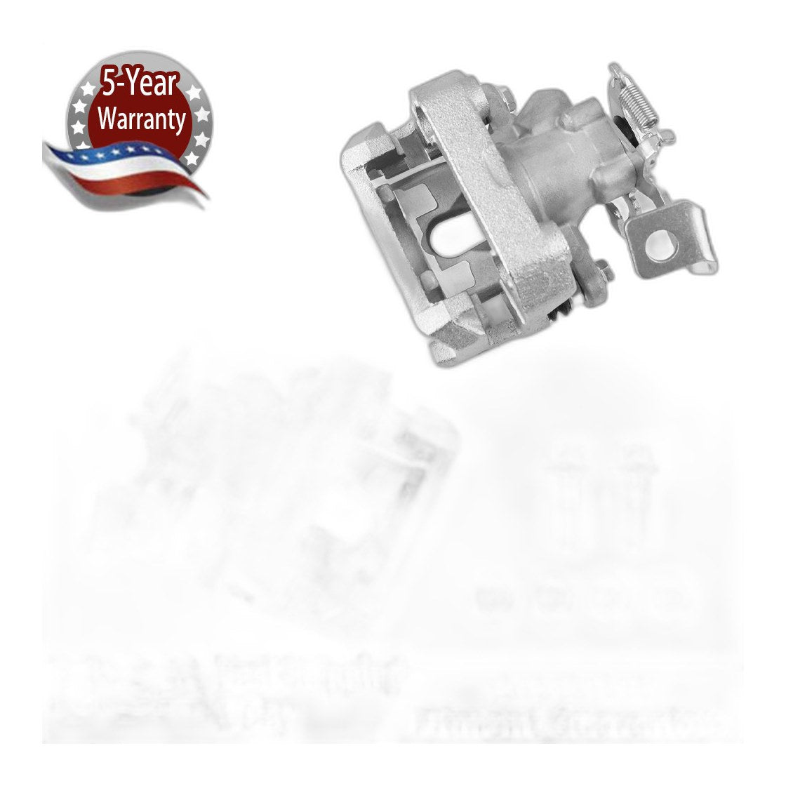 Rear Brake Caliper w/ Bracket Pair 2 for Toyota Prius Plug-In 2010-2015 Prius
