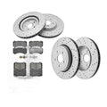 Front & Rear Brake Rotors Pads Kit for 2018-20 Dodge Durango Jeep Grand Cherokee