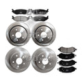 Front & Rear Disc Rotors Brake Pads For Dodge Ram 1500 2006-2010 Durango 2007-09