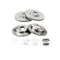 Brake Rotors & Pads Ceramic Kit Front Rear For 07-10 Ford Edge 07-09 MKX 3.5L