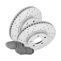 296mm Front Brake Rotors + Brake Pads For 2007 - 2009 Ford Edge Lincoln MKX