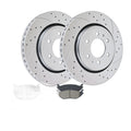 Front Brake Rotors Pads for Ford F-150 2010-14 2015-20 Drilled Slotted Brakes