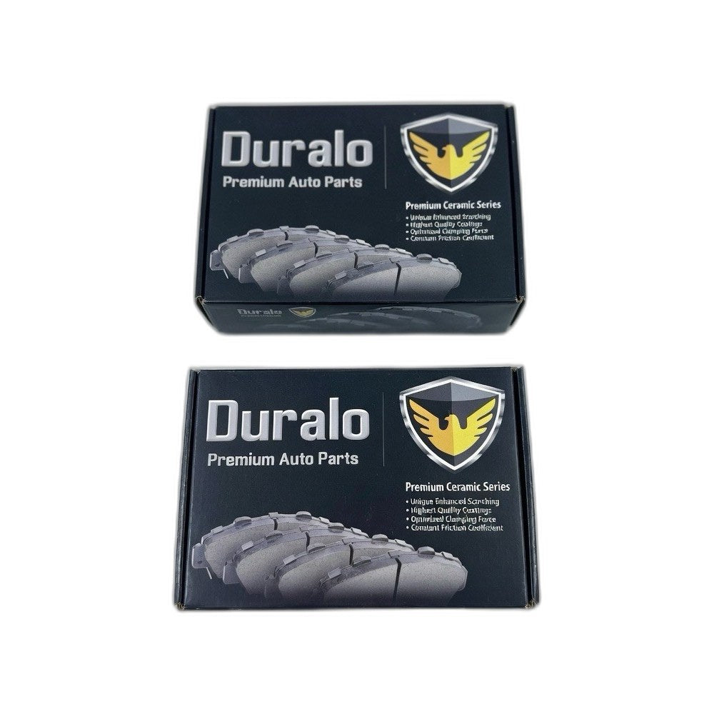 Duralo Premium Ceramic Brake Pads for Nissan Sentra – Front/Rear – Set