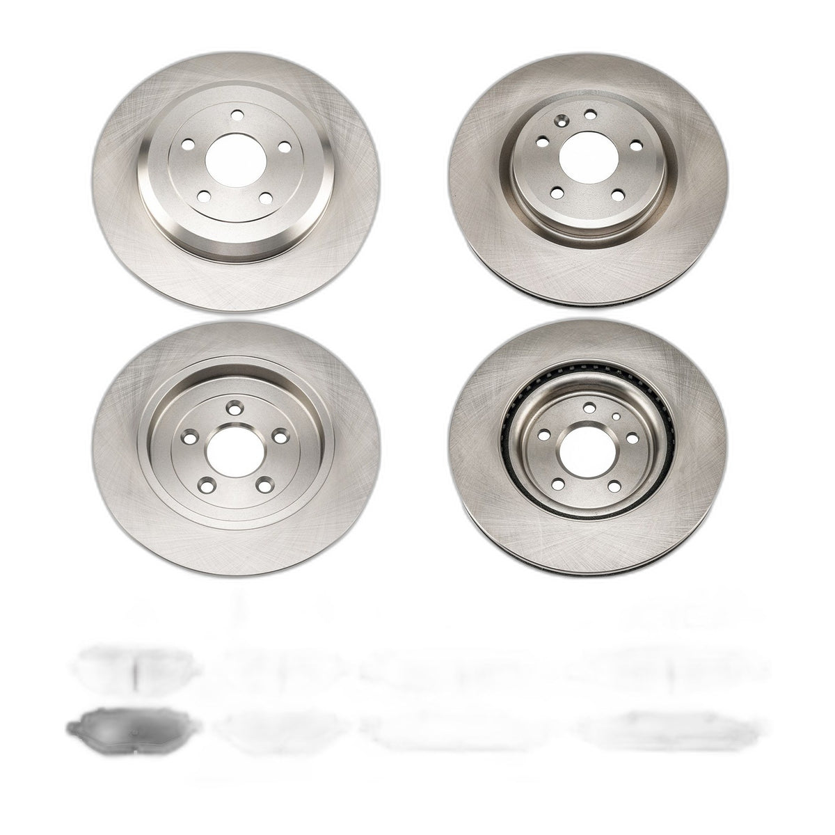 Brake Rotors & Pads Kit Front & Rear For 2011-2014 Ford Explorer P-1508 D1508
