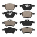 Front Rear Ceramic Brake Pads w/Hardware Fit Escape Focus C-Max Mazda3 Volvo
